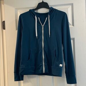 Blue Zip-Up Vuori jacket